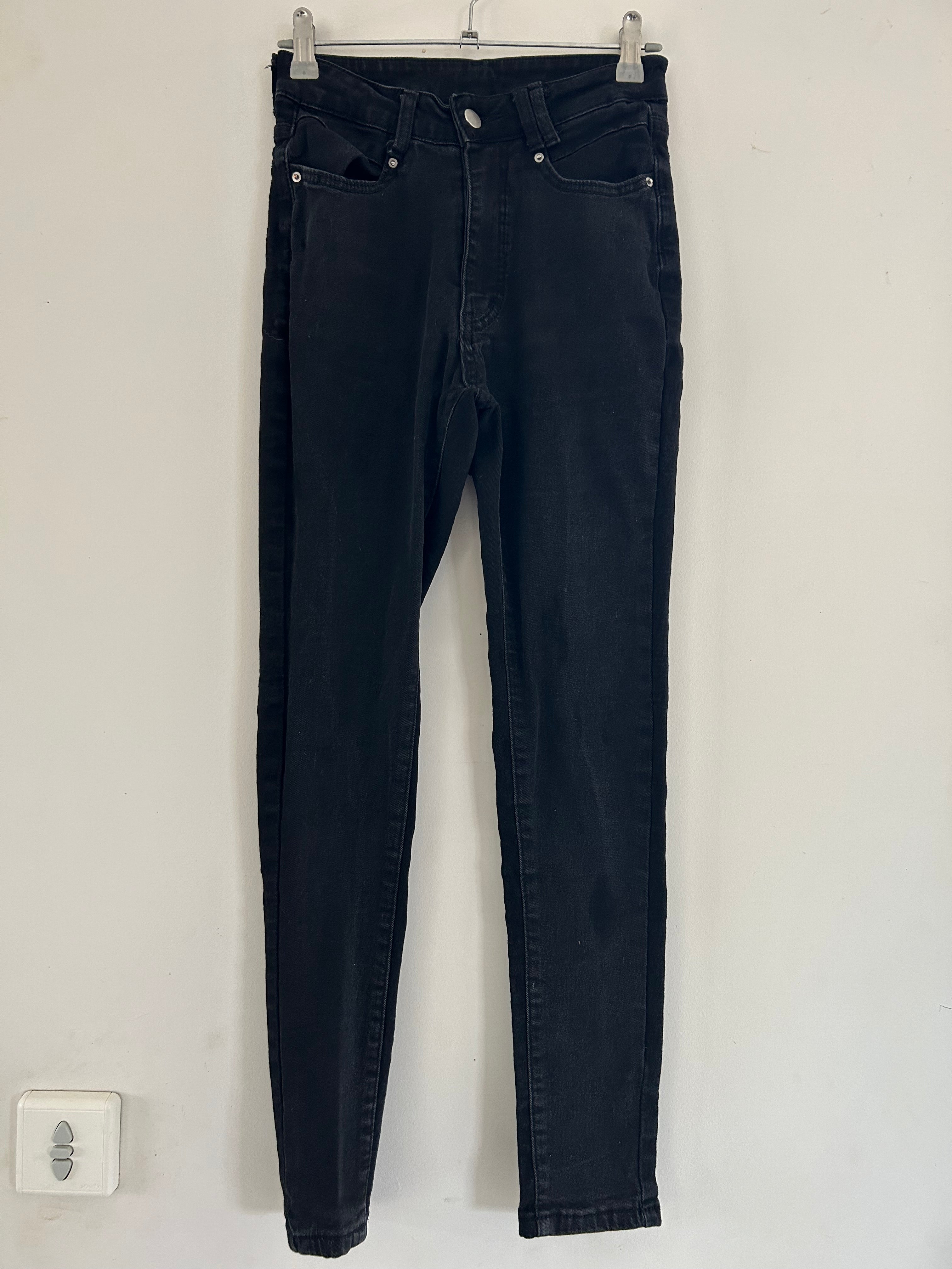 Jean skinny noir taille haute SHEIN taille 34