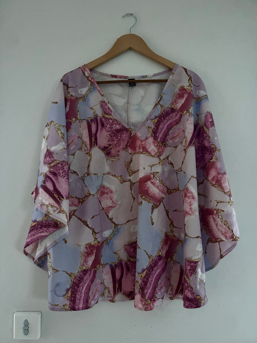 Top ample et fluide manches chauve souris SHEIN taille 50