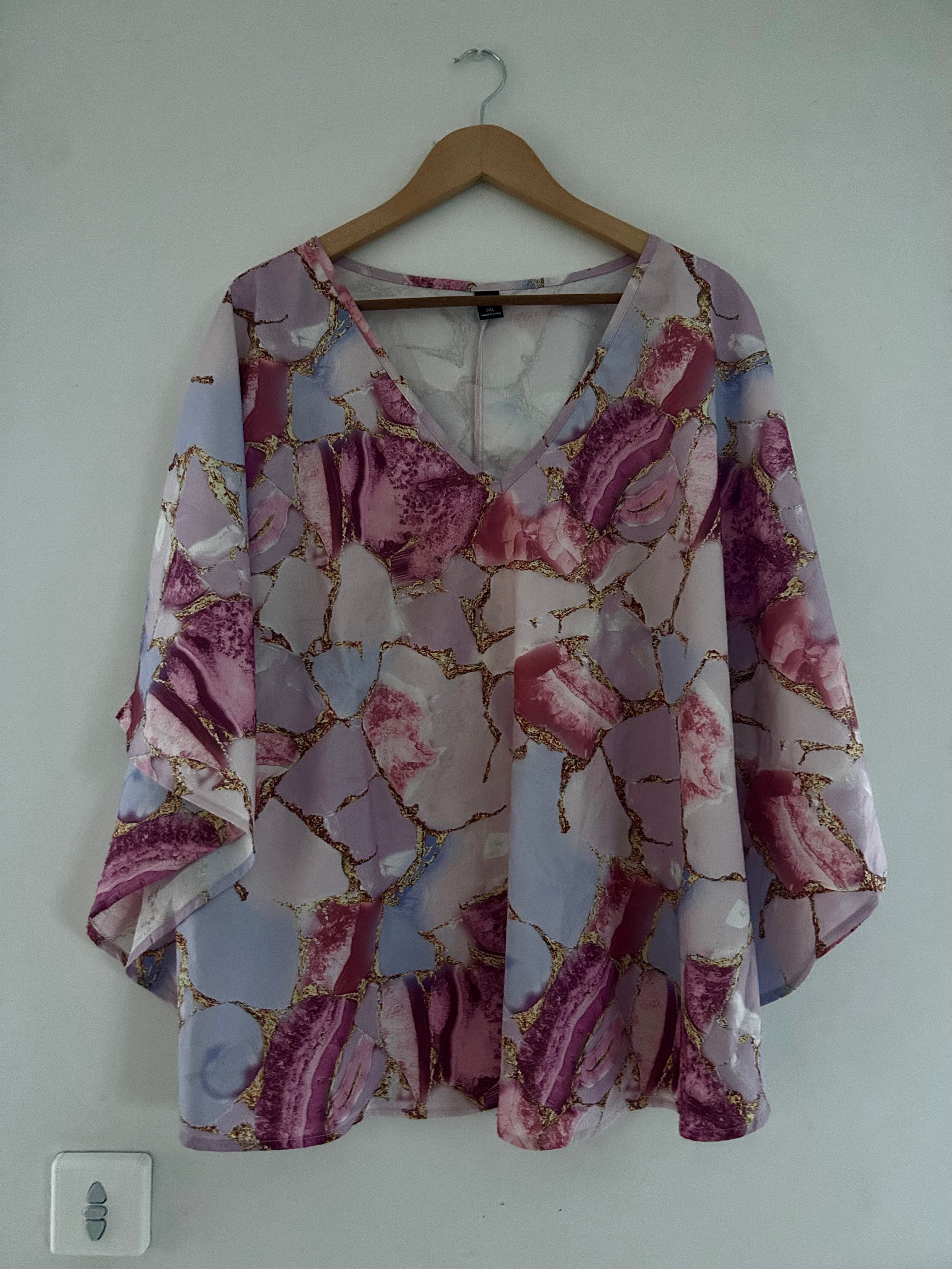 Top ample et fluide manches chauve souris SHEIN taille 50