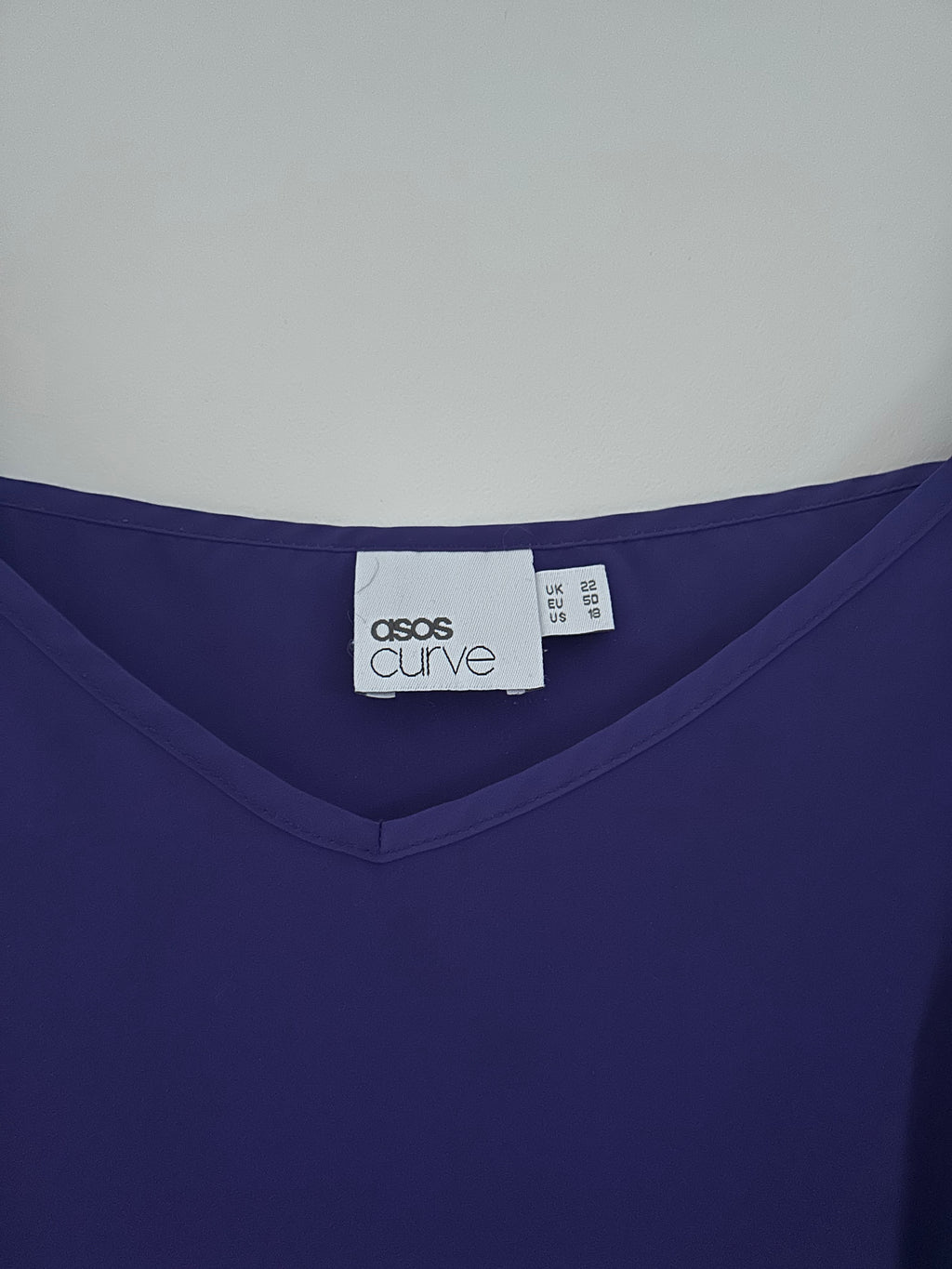 Top bretelles violet ASOS taille 50