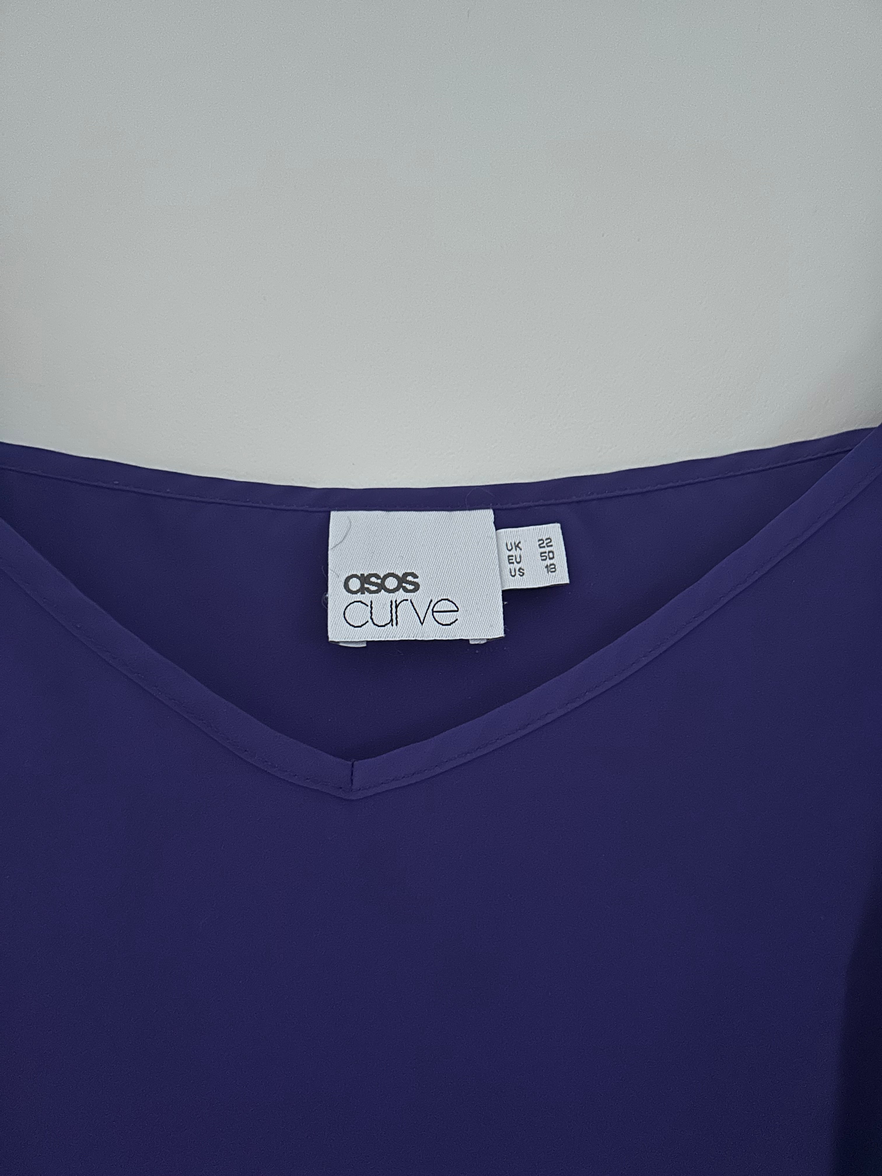 Top bretelles violet ASOS taille 50