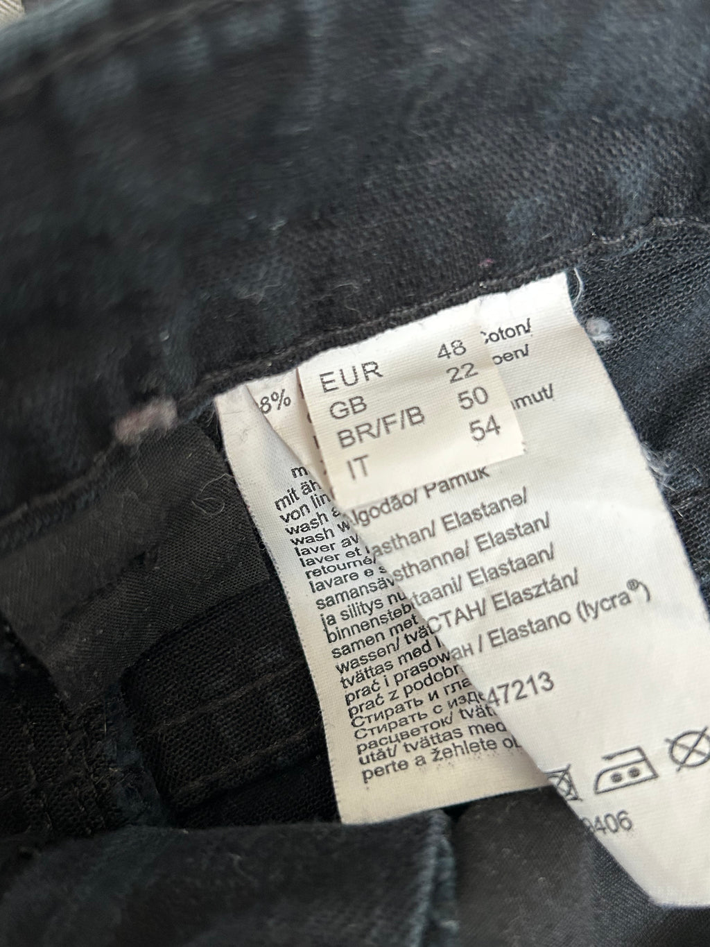 Short court en jean noir BodyFlirt taille 50