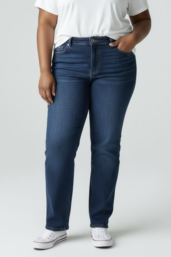 Jean skinny bleu foncé Gémo taille 52