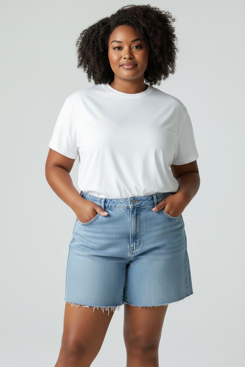 Short en jean Kiabi taille 48