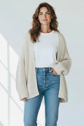 Gilet grosses mailles crème Pimkie taille M