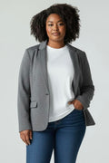 Veste blazer cintré gris TU taille 50/52