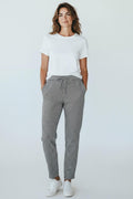 Pantalon droit motif pied de poule taille élastique Damart taille 36