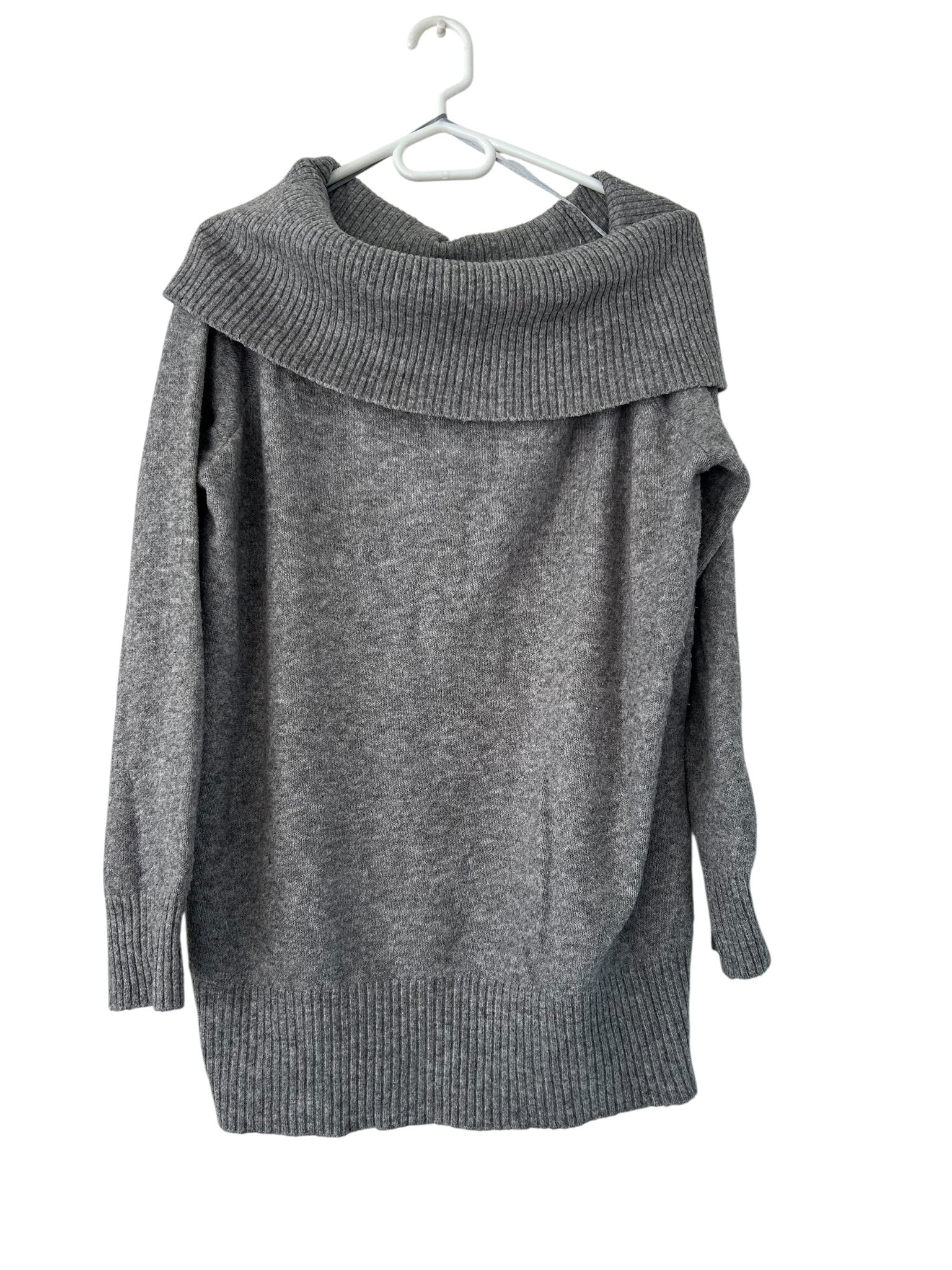 Pull grand col gris Kiabi taille 46/48