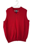 Pull sans manches col V rouge Ivy Crew taille L