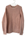 Pull maille rose pailleté col rond Zamba taille 46