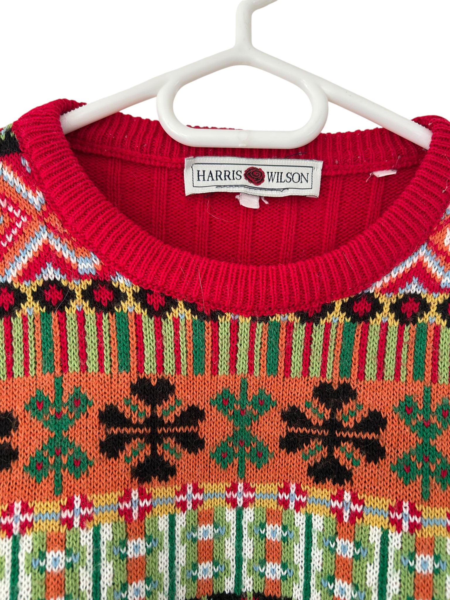 Pull manches courtes à motifs multicolore Harris Wilson taille 36