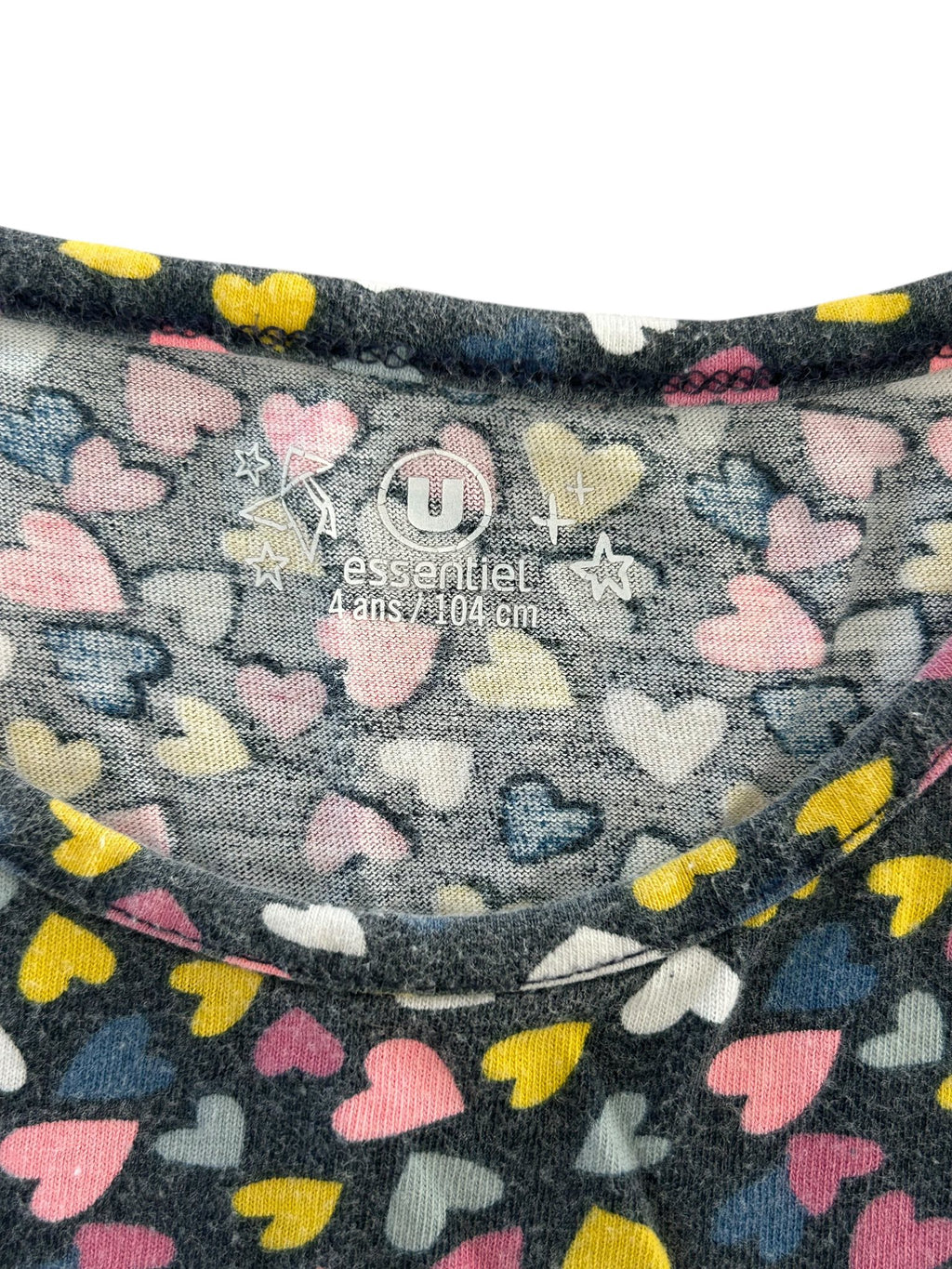 Robe d'été motifs cœurs U Essentiel 4 ans