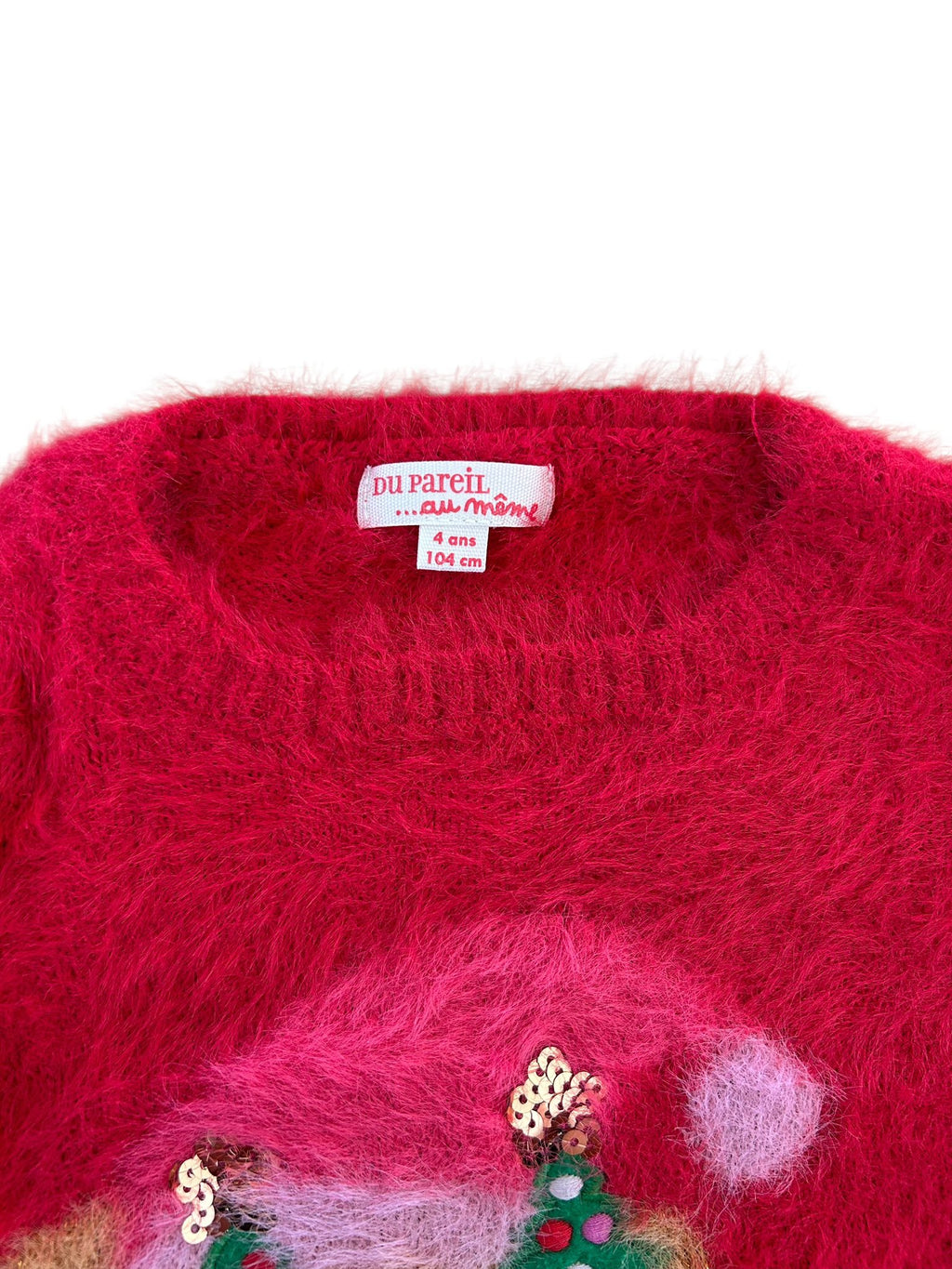 Pull de Noel Du Pareil Au Même taille 4 ans