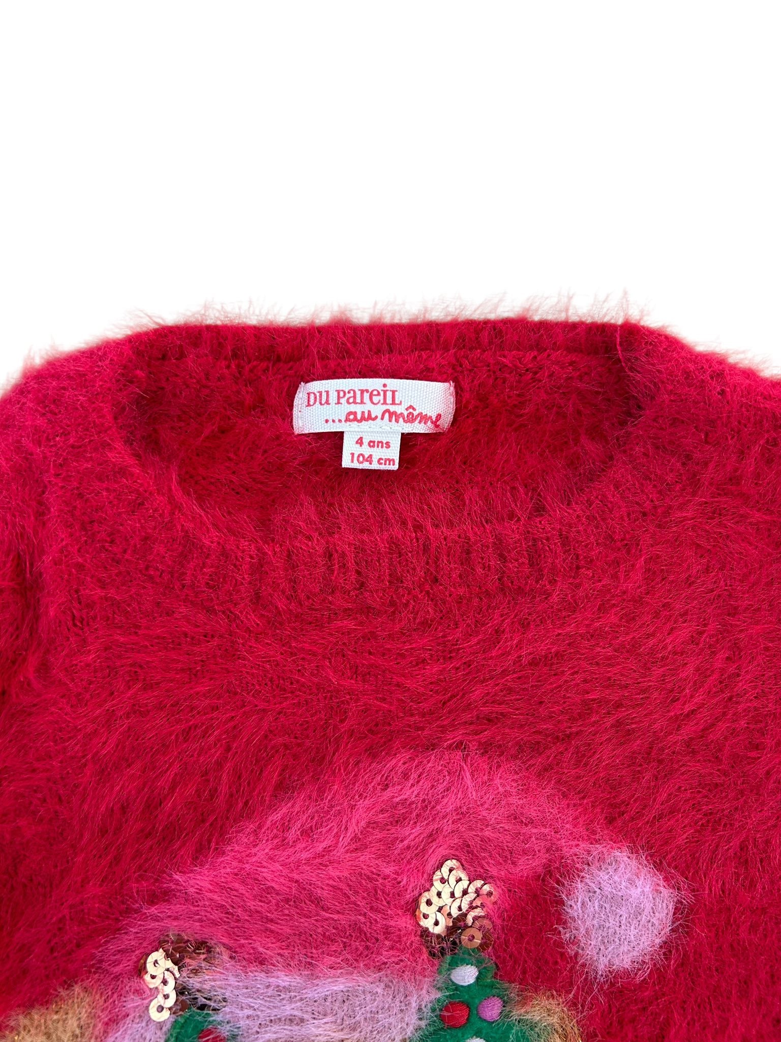 Pull de Noel Du Pareil Au Même taille 4 ans