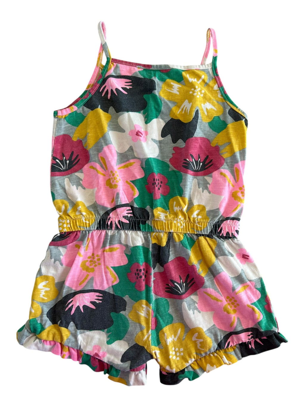 Combi-short motif fleuri Gémo 3 ans
