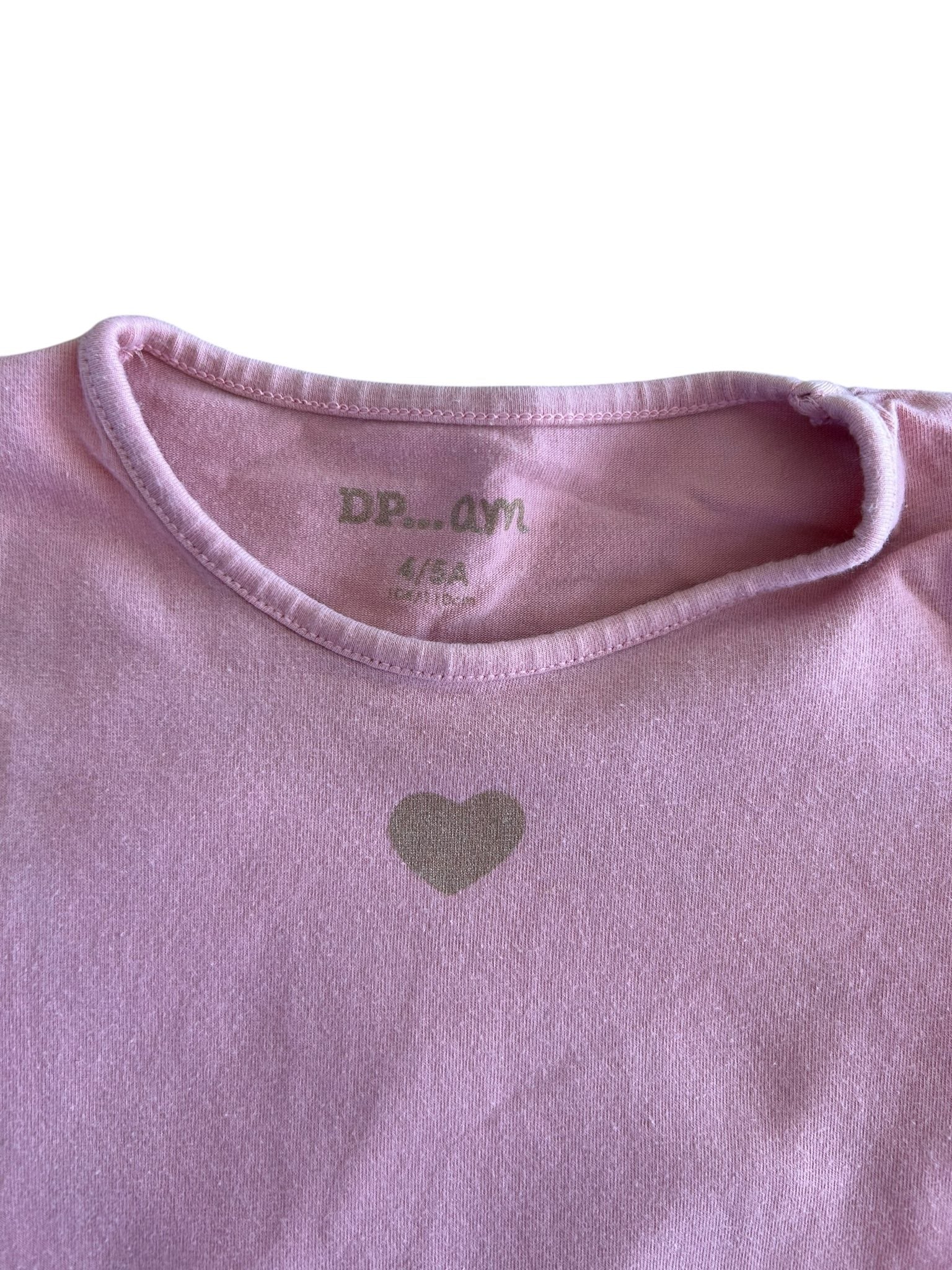 T-shirt manches courtes rose Du Pareil Au Même 4/5 ans