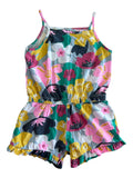 Combi-short motif fleuri Gémo 3 ans