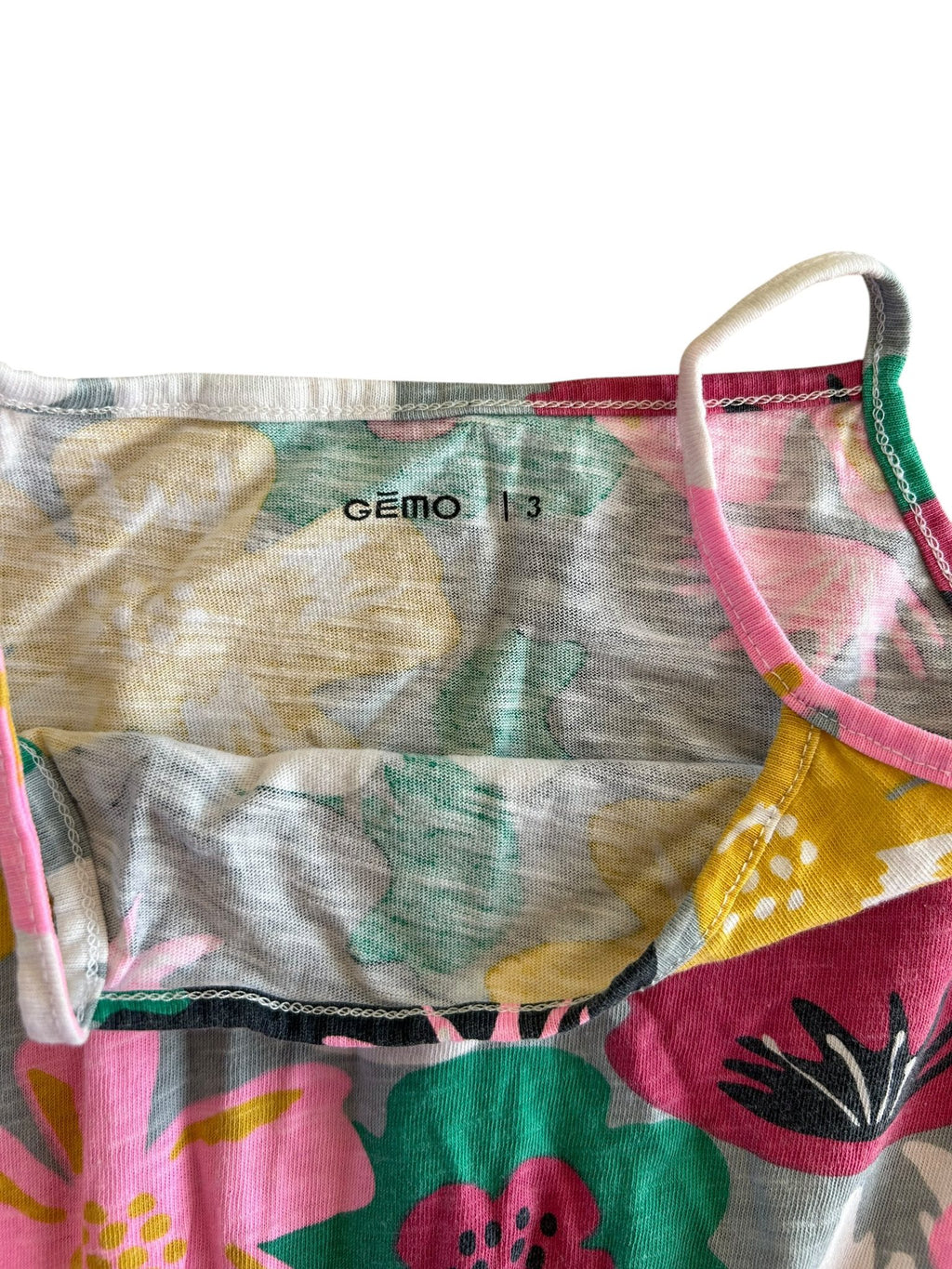 Combi-short motif fleuri Gémo 3 ans