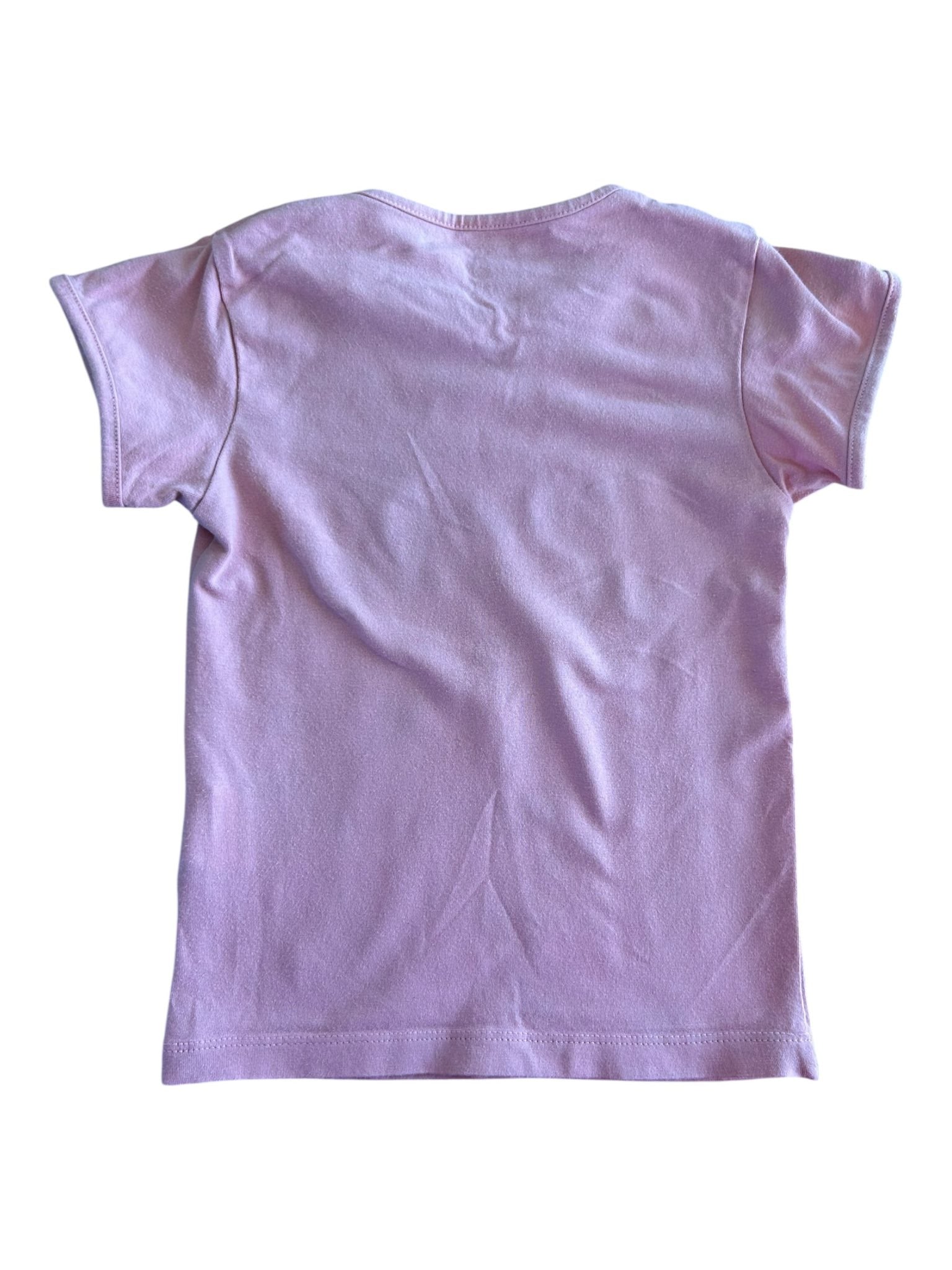T-shirt manches courtes rose Du Pareil Au Même 4/5 ans