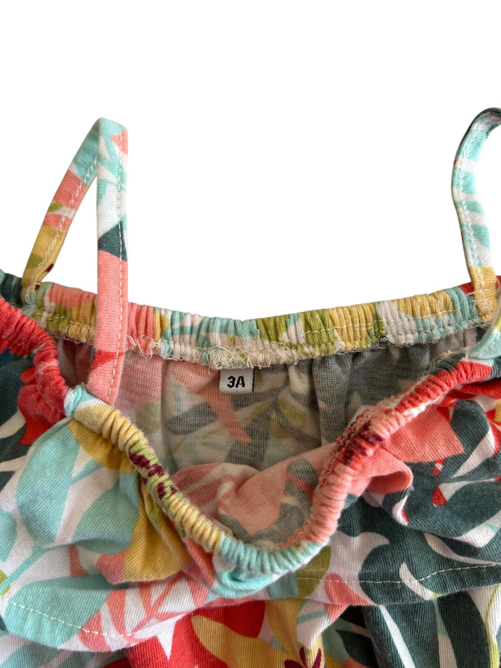 Combi-short motif fleuri 3 ans