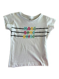 T-shirt manches courtes blanc "make some noise" U Essentiel 4 ans