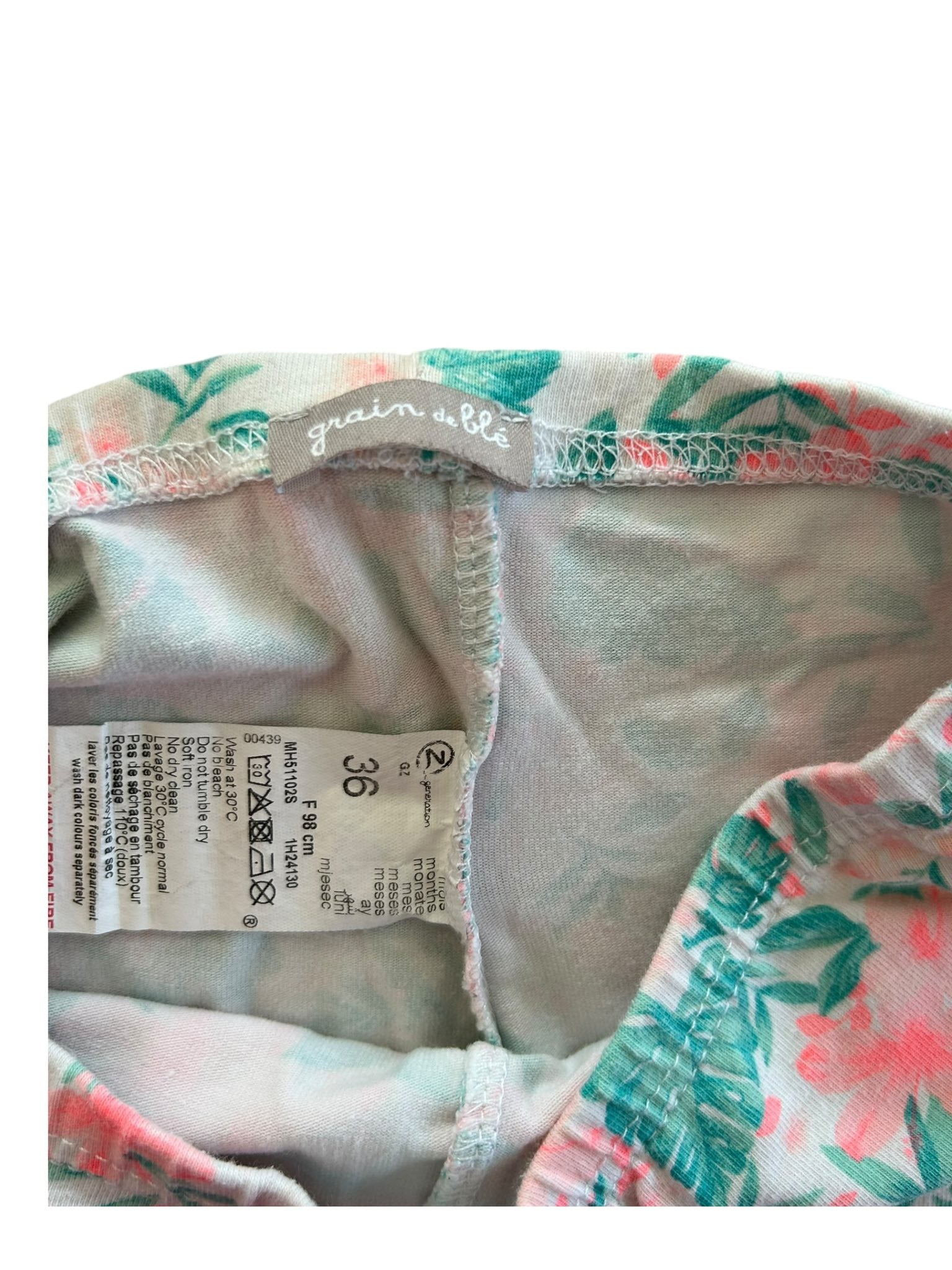 Legging 3/4 à motifs Grain de blé 36 mois