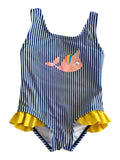 Maillot de bain 1 pièce à rayures motif baleine Firefly 2 ans