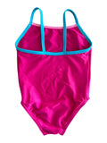 Maillot de bain 1 pièce rose motif panda Nabaiji 2 ans