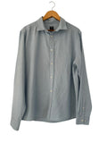 Chemise manches longues regular fit bleu Kiabi taille XL