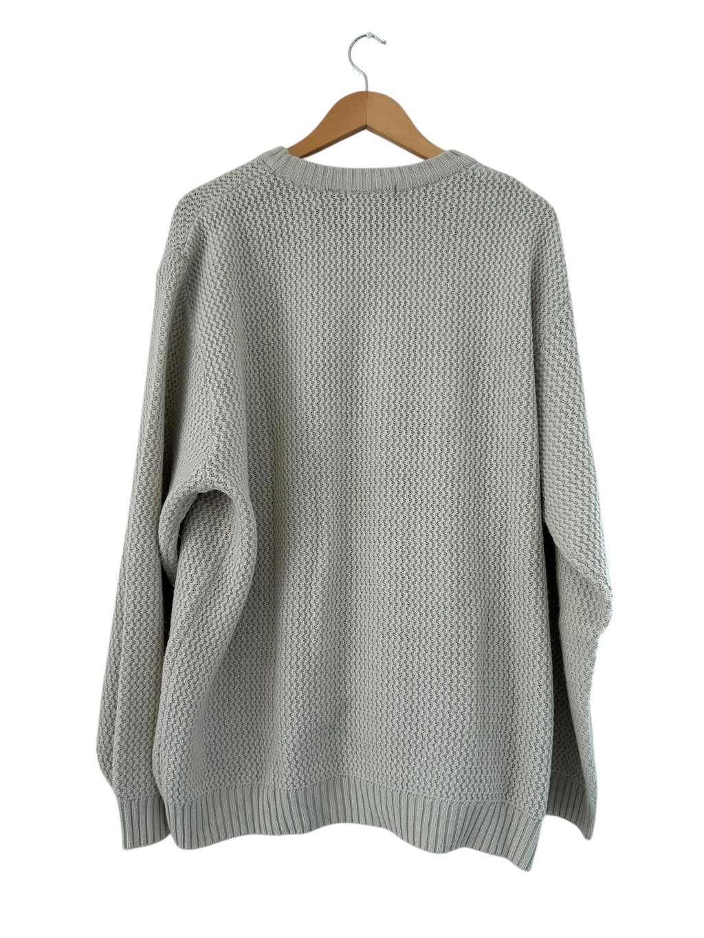 Pull maille en laine beige col rond Dynam Outdoor taille XL