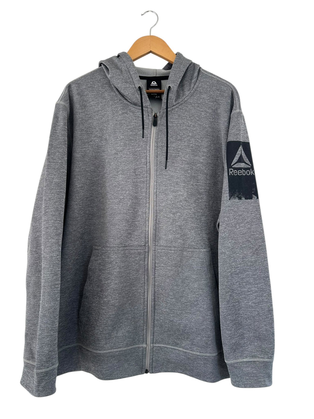 Veste à capuche grise Reebok taille 2XL
