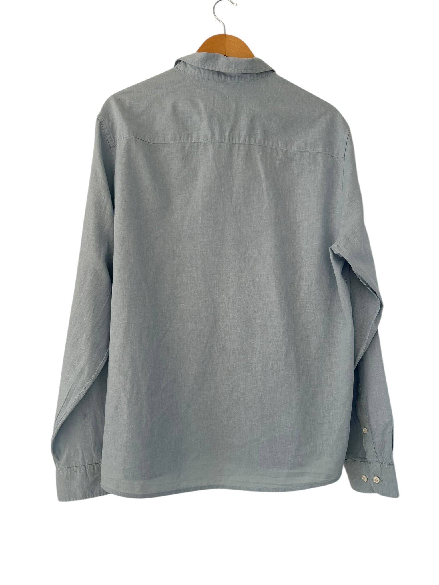 Chemise manches longues regular fit bleu Kiabi taille XL