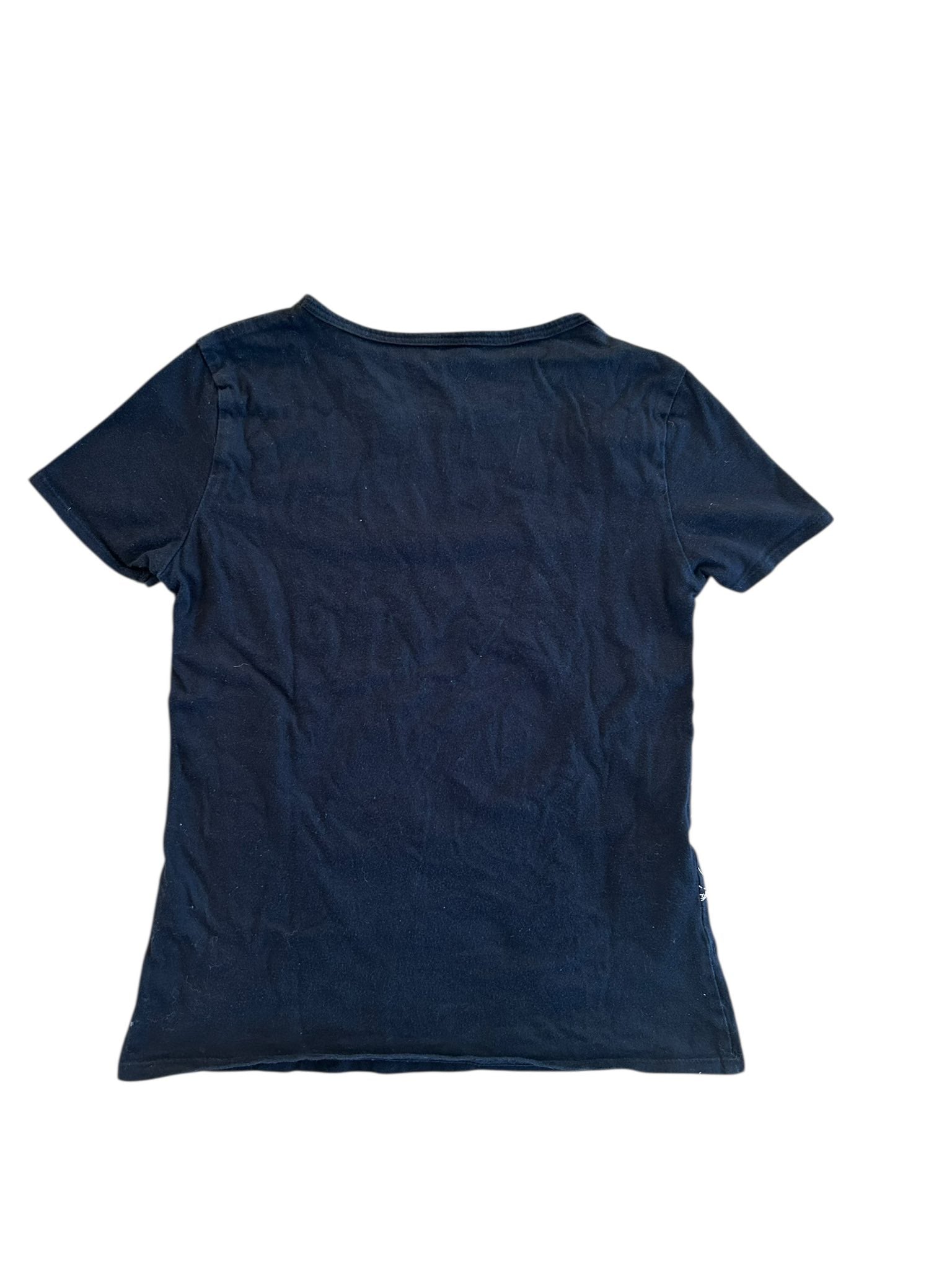 T-shirt manches courtes noir imprimé taille 10 ans