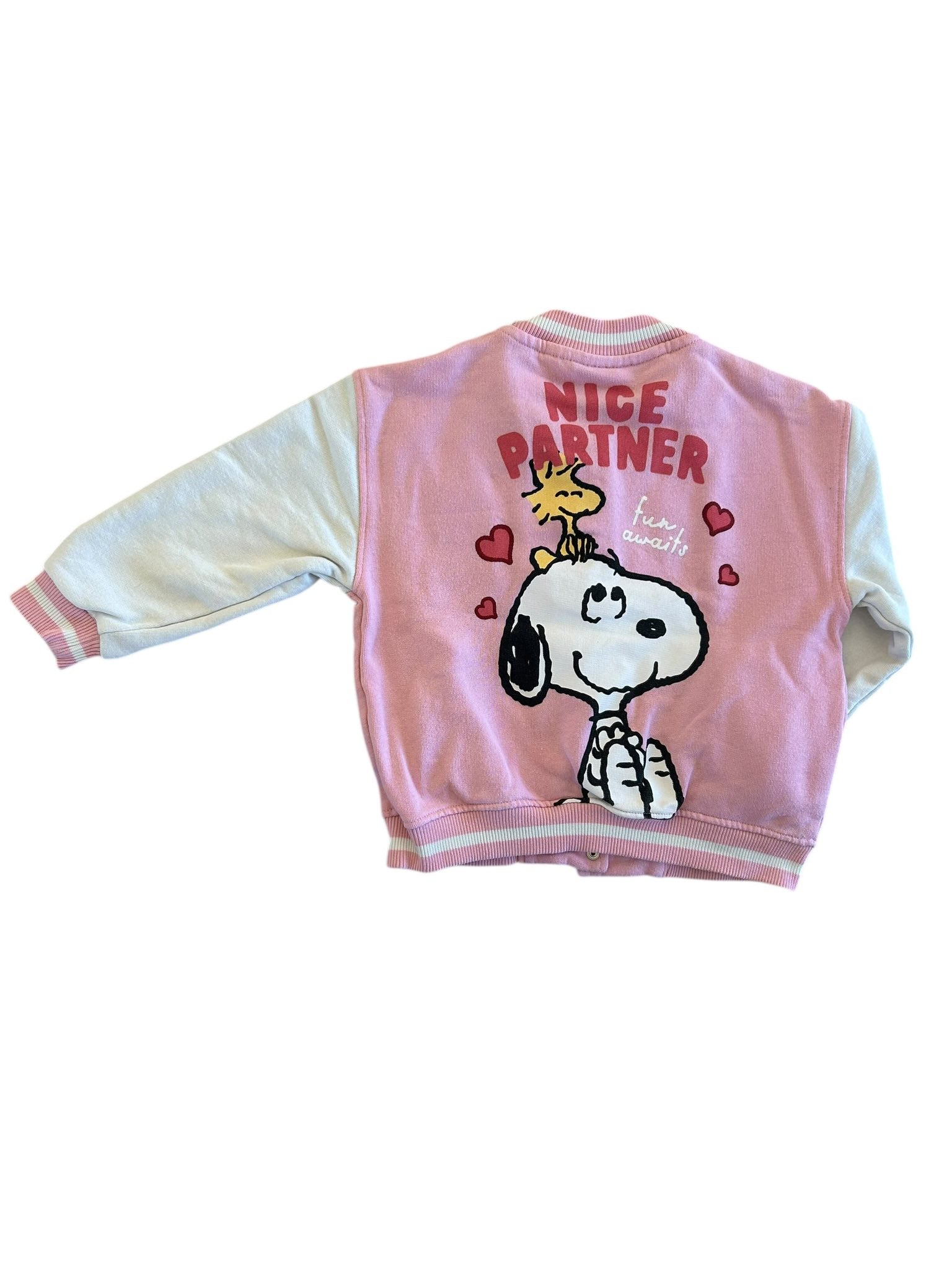 Veste teddy Snoopy Peanuts Zara taille 3/4 ans