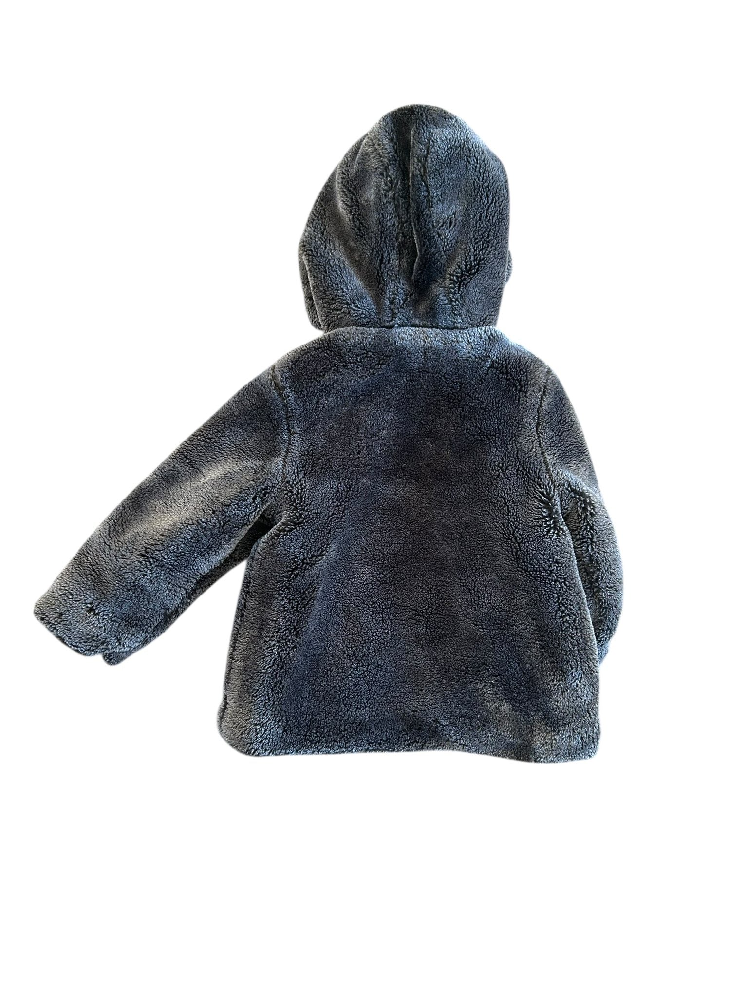 Veste polaire à capuche grise motif chats Orchestra taille 2 ans