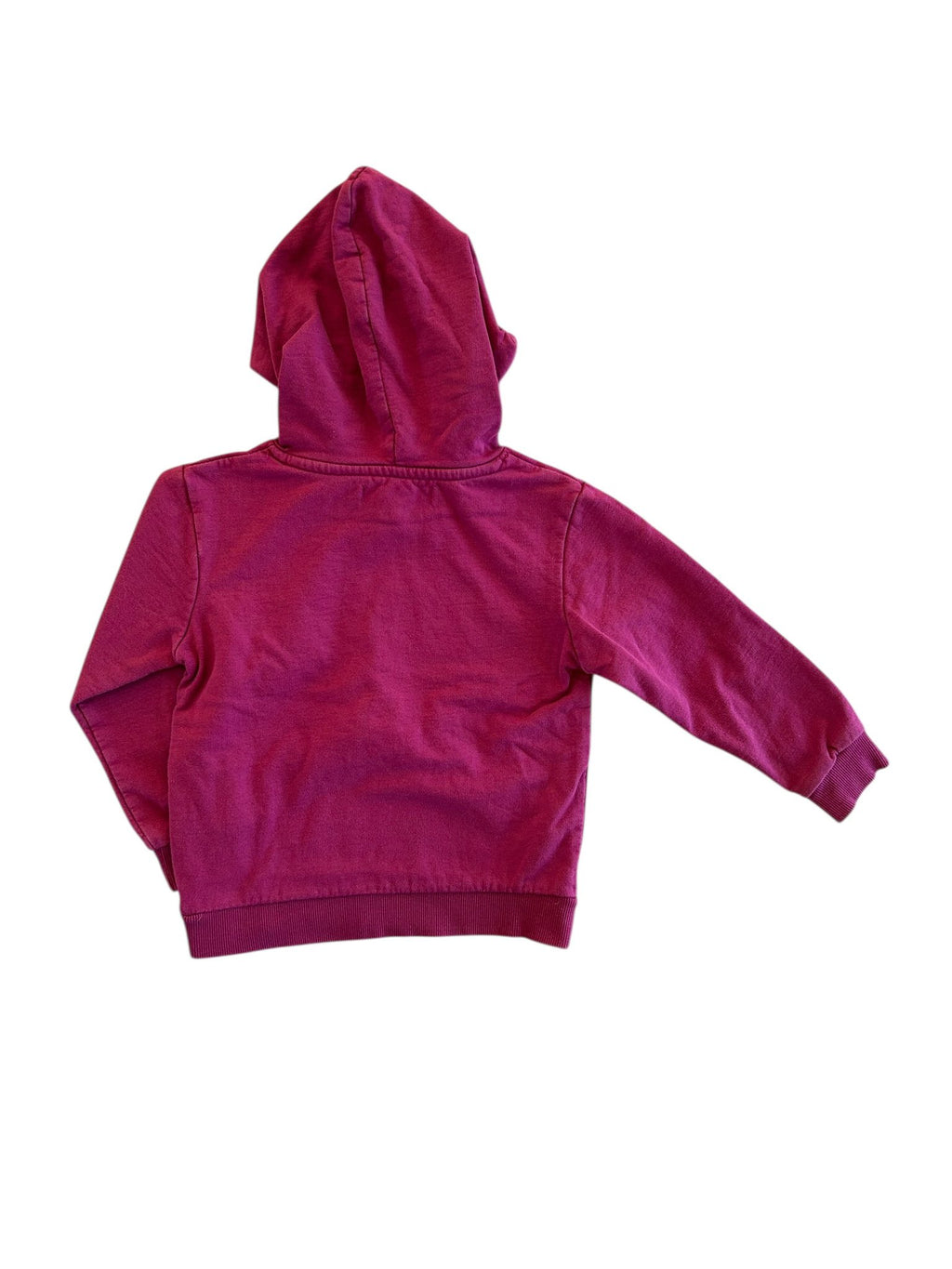 Sweat à capuche "smile" violet U Essentiel taille 4 ans