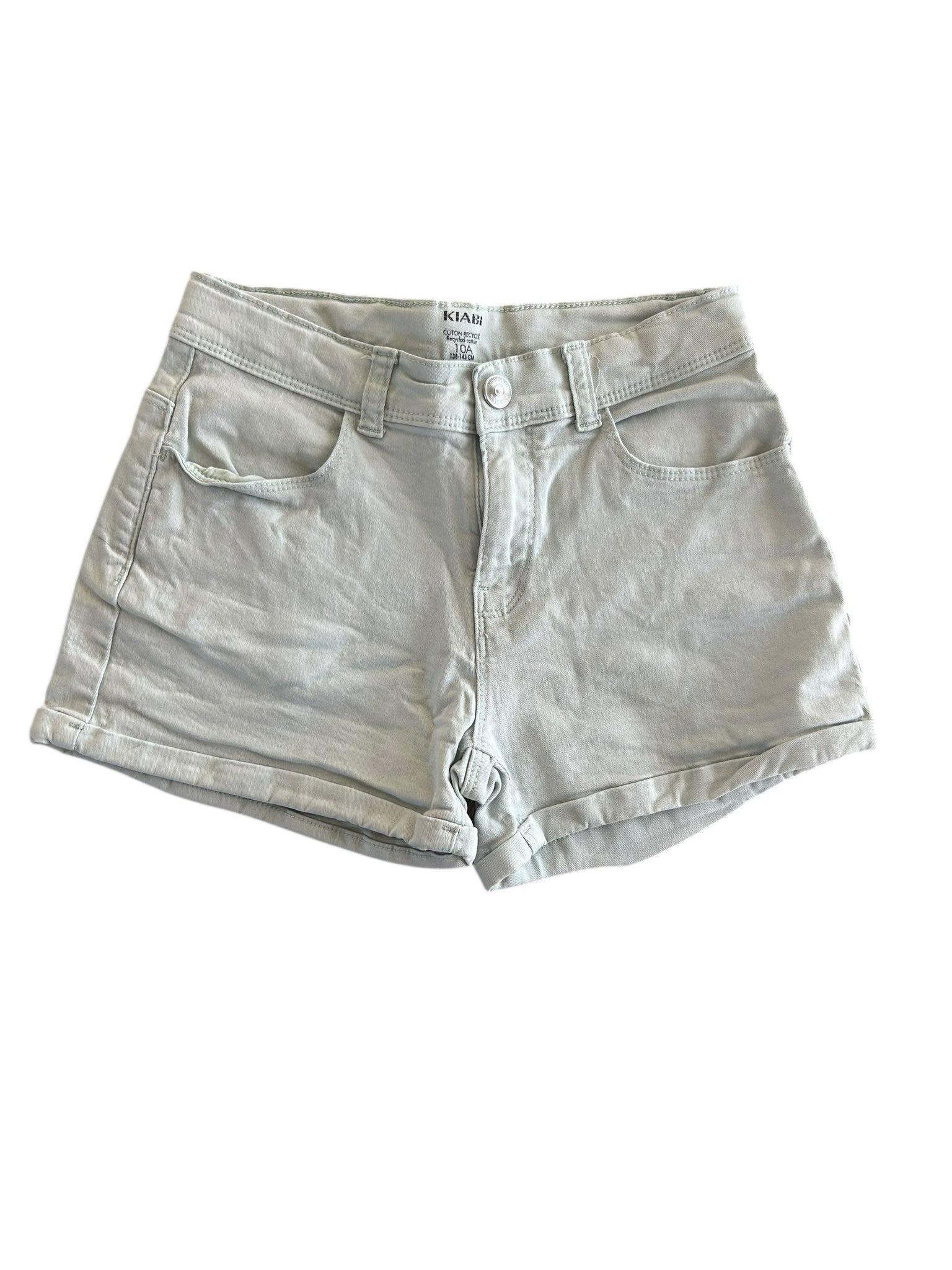 Short en jean bleu très clair Kiabi taille 10 ans