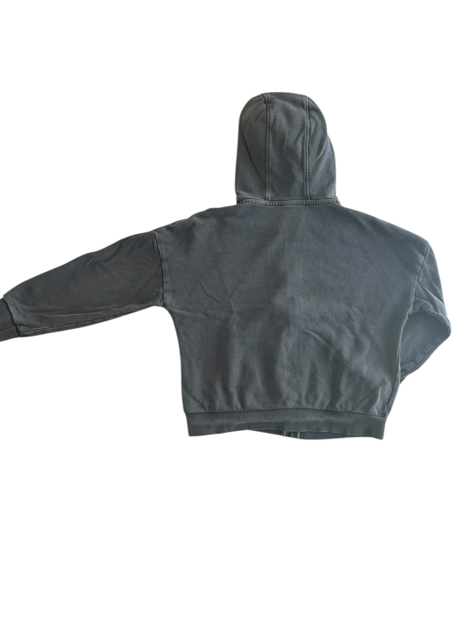 Veste à capuche zippée grise Kiabi taille 10 ans