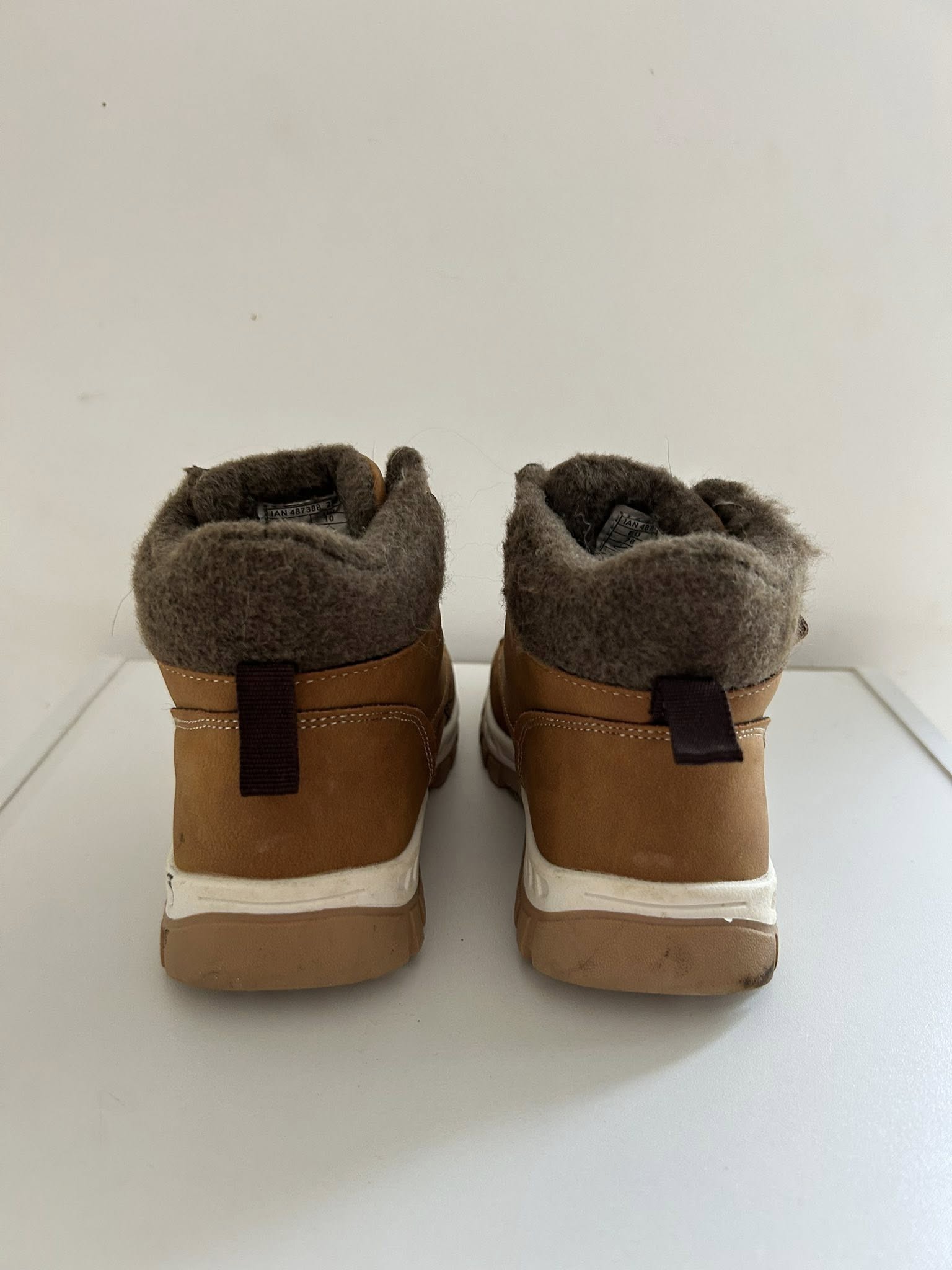 Chaussures montantes fourrées marrons Lupilu 28