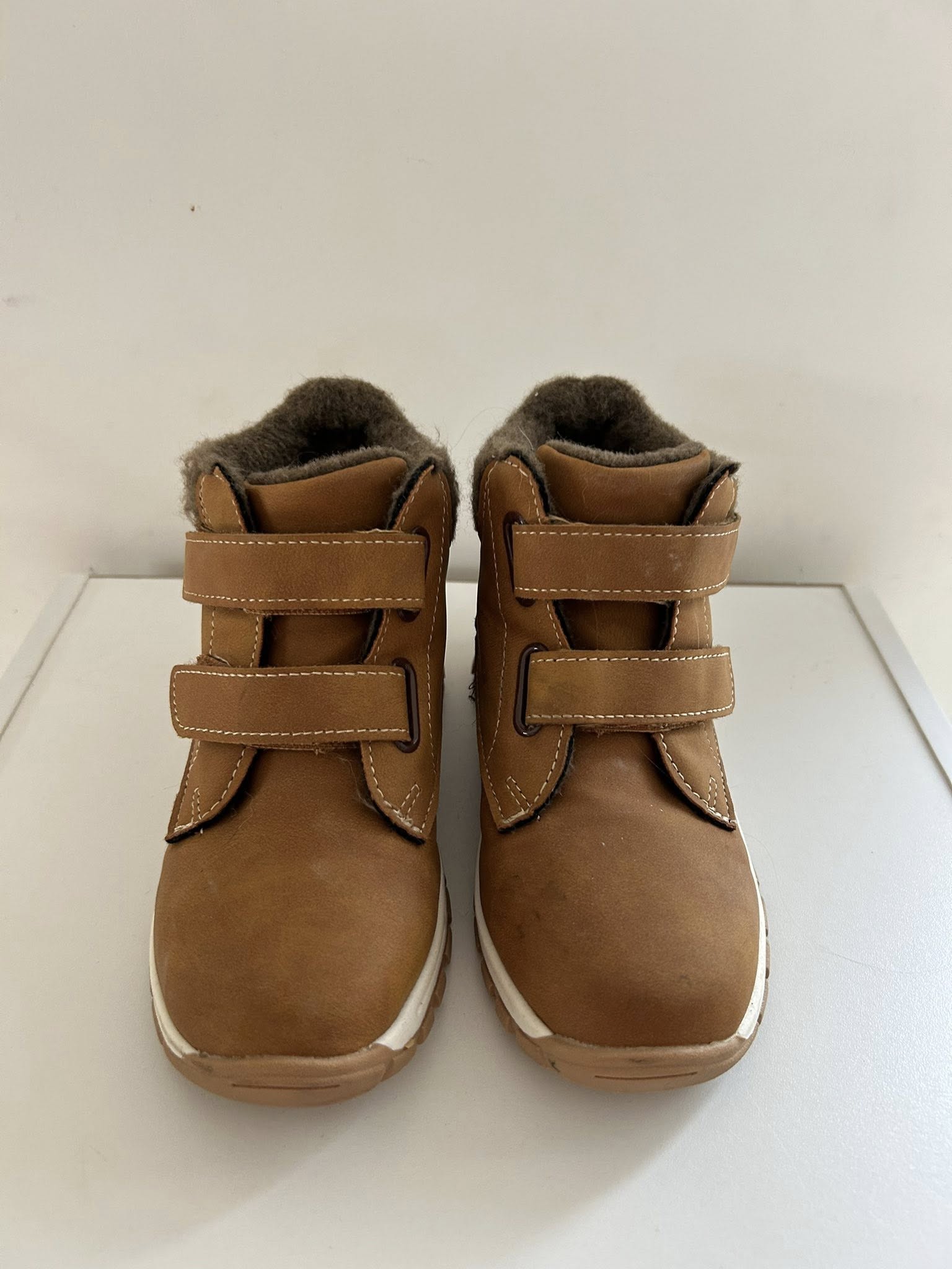 Chaussures montantes fourrées marrons Lupilu 28