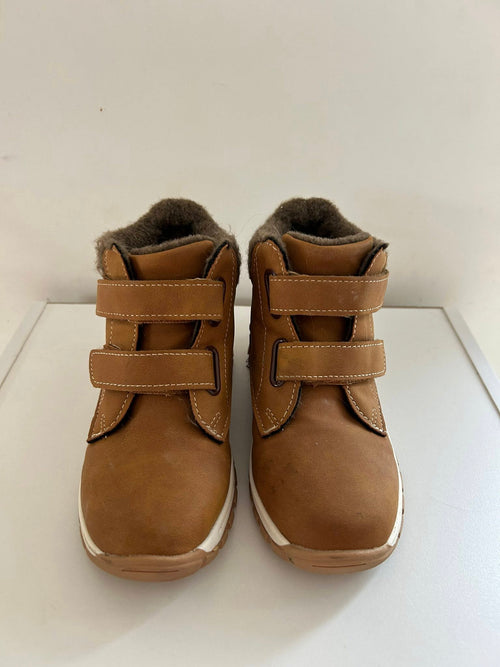 Chaussures montantes fourrées marrons Lupilu 28