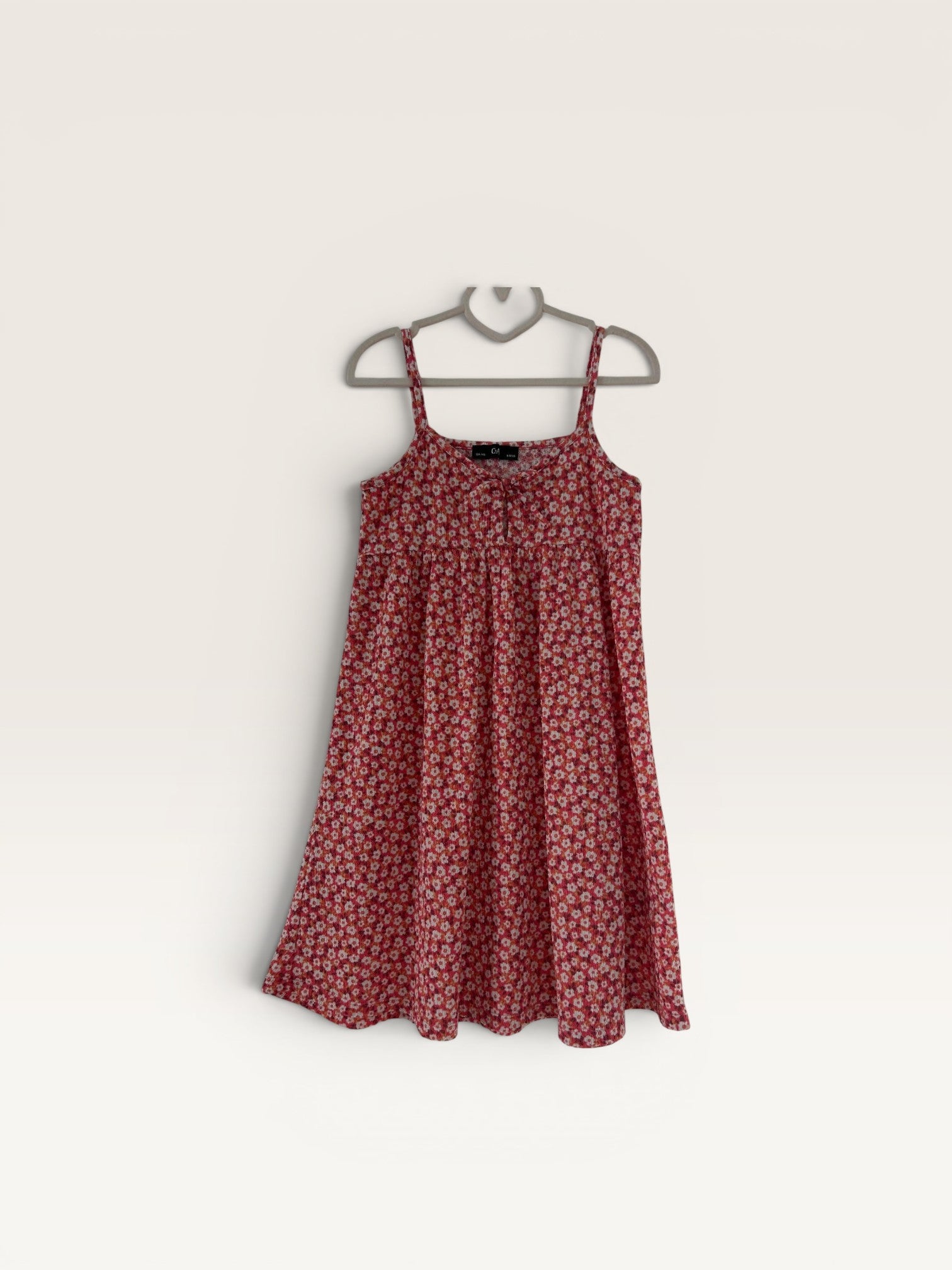 Robe d'été fleurie à bretelles C&A taille 9/10 ans