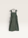 Robe salopette verte style velours Shein taille 11/12 ans
