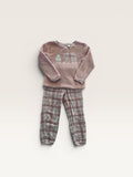 Pyjama polaire rose motif ours Okaidi - taille 3 ans