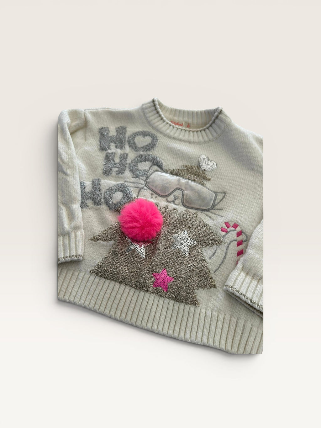 Pull en mailles thème Noel Billieblush taille 4 ans