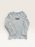 T-shirt manches longues rose à message Kiabi taille 36 mois