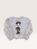 T-shirt manches longues rose Minnie taille 3 ans