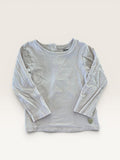 T-shirt manches longue rose clair Orchestra taille 36 mois