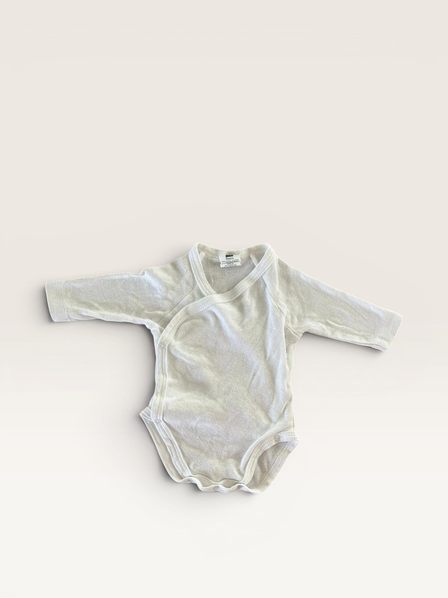 Bodie manches longues blanc Tissaia taille 1 mois