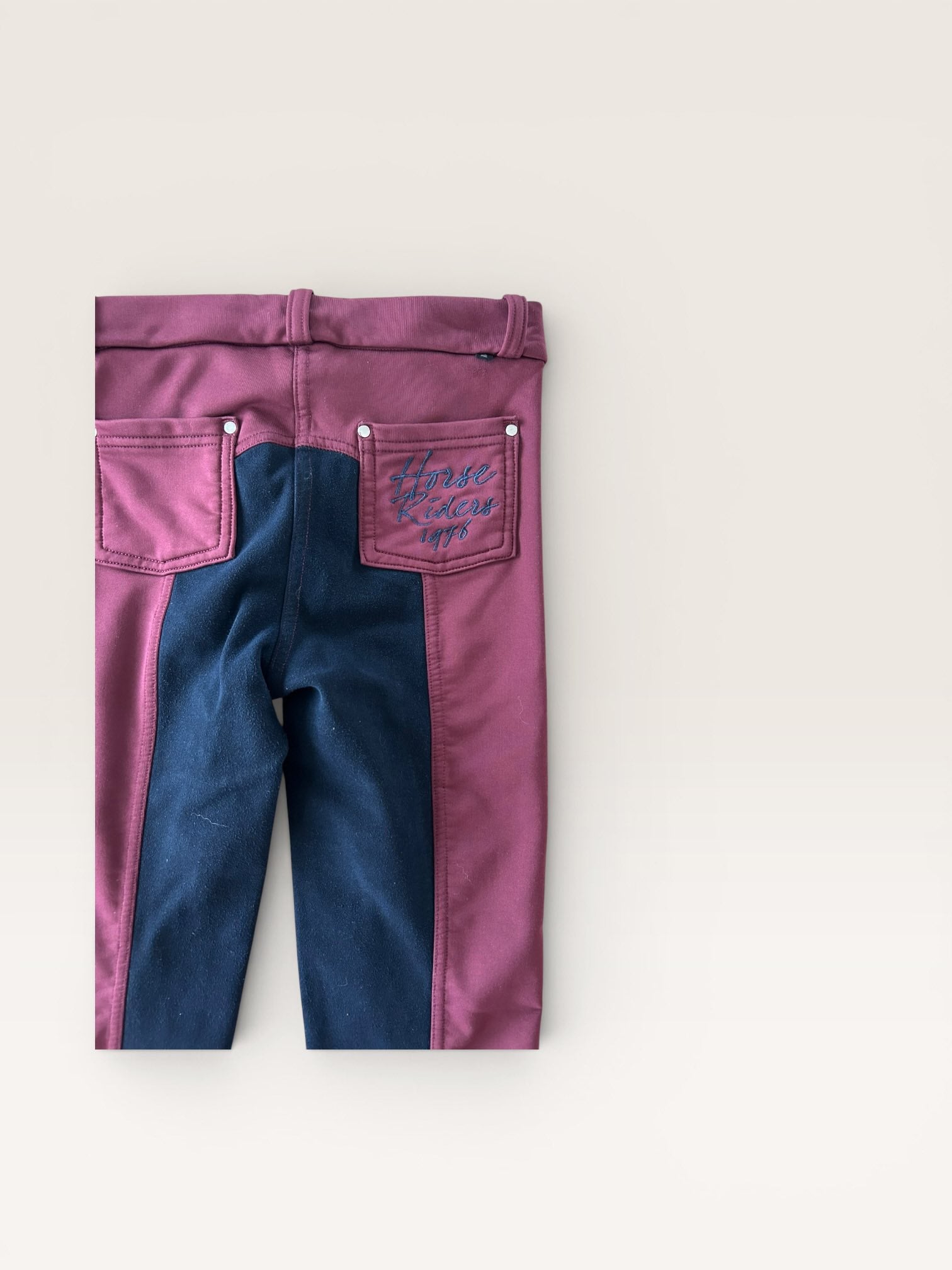Pantalon d'équitation prune Fouganza taille 10 ans